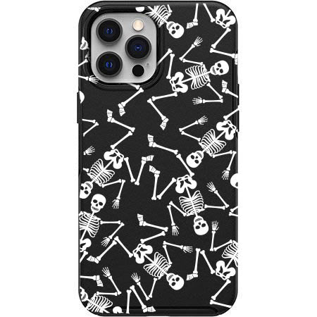 Halloween Skeleton Design Phone Case for iPhone 7 8 X XS XR SE 11 12 13 14 Pro Max Mini Note 10 20 s10 s10s s20 s21 20 Plus Ultra