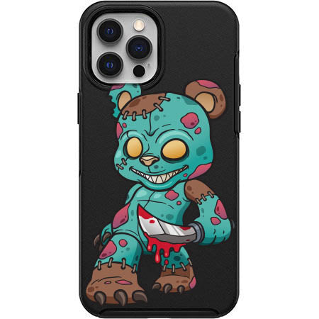 Halloween Zombie Bear Design Phone Case for iPhone 7 8 X XS XR SE 11 12 13 14 Pro Max Mini Note 10 20 s10 s10s s20 s21 20 Plus Ultra
