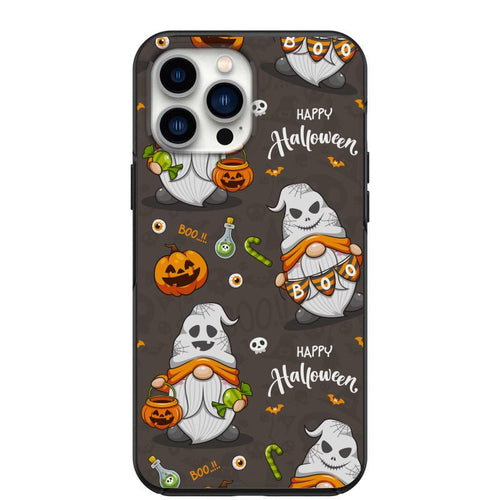 Happy Halloween Ghost Gnome Pumpkin Skull Design Phone Case for iPhone 7 8 X XS XR SE 11 12 13 14 Pro Max Mini Note 10 20 s10 s10s s20 s21 20 Plus Ultra