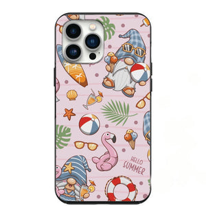 Hello Summer Gnomes Design Phone Case for iPhone 7 8 X XS XR SE 11 12 13 14 Pro Max Mini Note 10 20 s10 s10s s20 s21 20 Plus Ultra