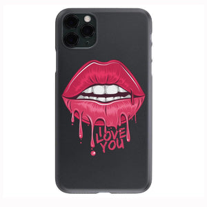 I Love You Lips design Phone Case for iPhone 7 8 X XS XR SE 11 12 13 14 Pro Max Mini Note 10 20 s10 s10s s20 s21 20 Plus Ultra