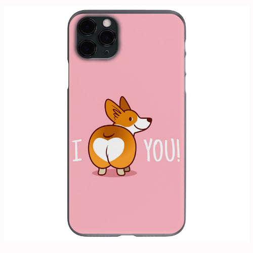 I Love You Corgie print Phone Case for iPhone 7 8 X XS XR SE 11 12 13 14 Pro Max Mini Note 10 20 s10 s10s s20 s21 20 Plus Ultra