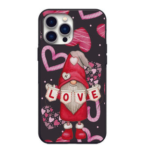 Love Banner Gnome Hearts Design Phone Case for iPhone 7 8 X XS XR SE 11 12 13 14 Pro Max Mini Note 10 20 s10 s10s s20 s21 20 Plus Ultra