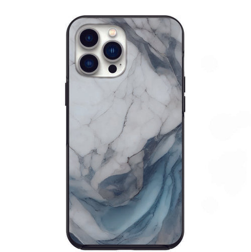 Marble Grey And Blue Design Phone Case for iPhone 7 8 X XS XR SE 11 12 13 14 Pro Max Mini Note 10 20 s10 s10s s20 s21 20 Plus Ultra