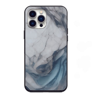 Marble Grey And Blue Design Phone Case for iPhone 7 8 X XS XR SE 11 12 13 14 Pro Max Mini Note 10 20 s10 s10s s20 s21 20 Plus Ultra