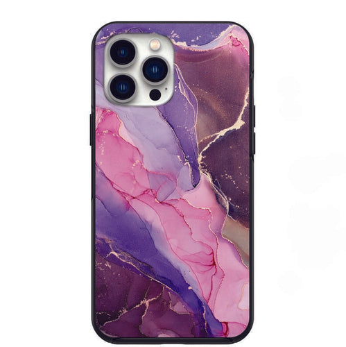 Marble Pink & Purple Love Design Phone Case for iPhone 7 8 X XS XR SE 11 12 13 14 Pro Max Mini Note 10 20 s10 s10s s20 s21 20 Plus Ultra