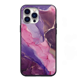 Marble Pink & Purple Love Design Phone Case for iPhone 7 8 X XS XR SE 11 12 13 14 Pro Max Mini Note 10 20 s10 s10s s20 s21 20 Plus Ultra