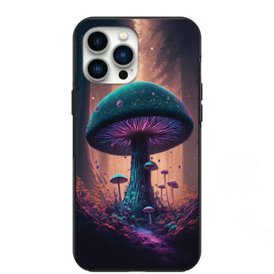 Mushrooms In The Woods Phone Case for iPhone 7 8 X XS XR SE 11 12 13 14 Pro Max Mini Note 10 20 s10 s10s s20 s21 20 Plus Ultra