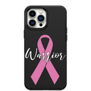 Pink Ribbon Warrior Design Case for iPhone 7 8 X XS XR SE 11 12 13 14 Pro Max Mini Note 10 20 s10 s10s s20 s21 20 Plus Ultra