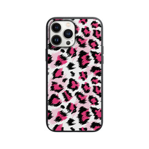 Pink Stylized Spotted Leopard Skin Design print Phone Case for iPhone 7 8 X XS XR SE 11 12 13 14 Pro Max Mini Note 10 20 s10 s10s s20 s21 20 Plus Ultra