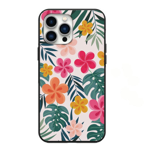 Plumeria Garden Design Phone Case for iPhone 7 8 X XS XR SE 11 12 13 14 Pro Max Mini Note 10 20 s10 s10s s20 s21 20 Plus Ultra