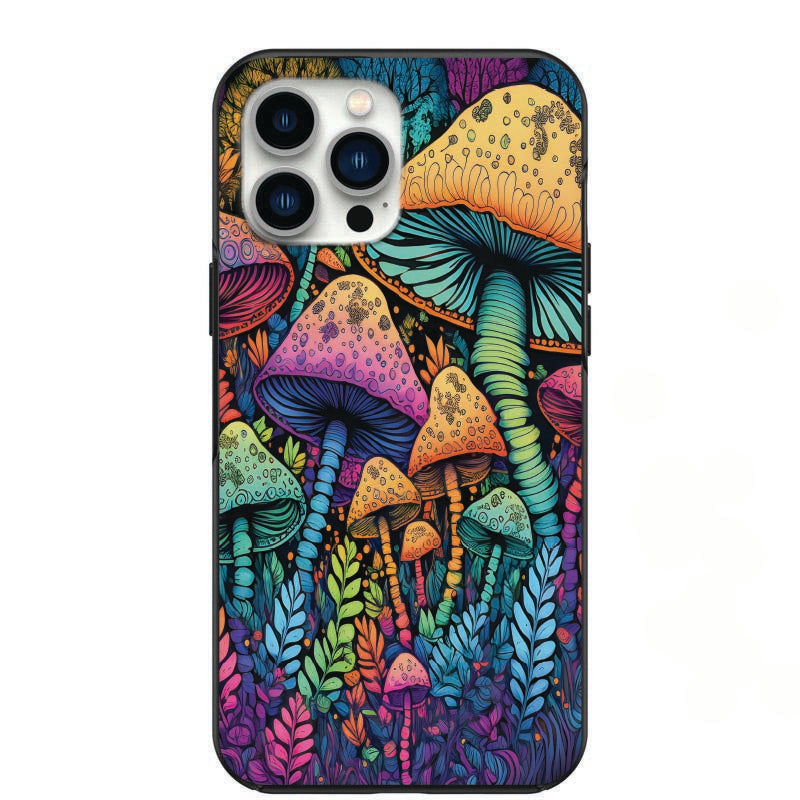 Psychedelic Mushroom Design Phone Case for iPhone 7 8 X XS XR SE 11 12 13 14 Pro Max Mini Note 10 20 s10 s10s s20 s21 20 Plus Ultra