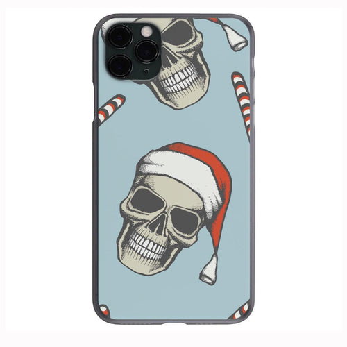 Santa Skull Christmas print Phone Case for iPhone 7 8 X XS XR SE 11 12 13 14 Pro Max Mini Note 10 20 s10 s10s s20 s21 20 Plus Ultra