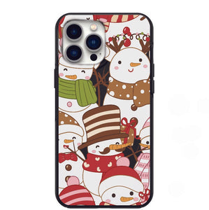 Snowmen Close And Cozy Design Phone Case for iPhone 7 8 X XS XR SE 11 12 13 14 Pro Max Mini Note 10 20 s10 s10s s20 s21 20 Plus Ultra
