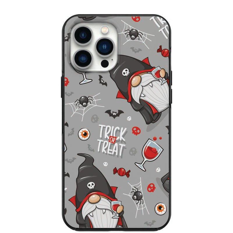 TRICK OR TREAT DRACULA GNOME HALLOWEEN DESIGN Design Phone Case for iPhone 7 8 X XS XR SE 11 12 13 14 Pro Max Mini Note 10 20 s10 s10s s20 s21 20 Plus Ultra