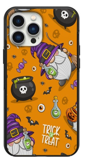 Trick or Treat Halloween Gnome Design Phone Case for iPhone 7 8 X XS XR SE 11 12 13 14 Pro Max Mini Note 10 20 s10 s10s s20 s21 20 Plus Ultra