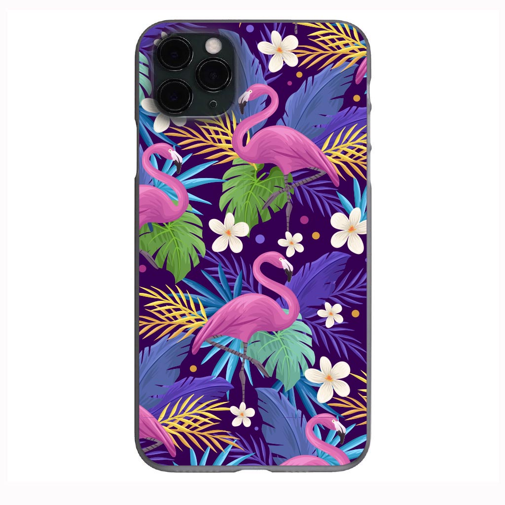 Tropical Flamingos and Hibiscus flowers Phone Case for iPhone 7 8 X XS XR SE 11 12 13 14 Pro Max Mini Note 10 20 s10 s10s s20 s21 20 Plus Ultra