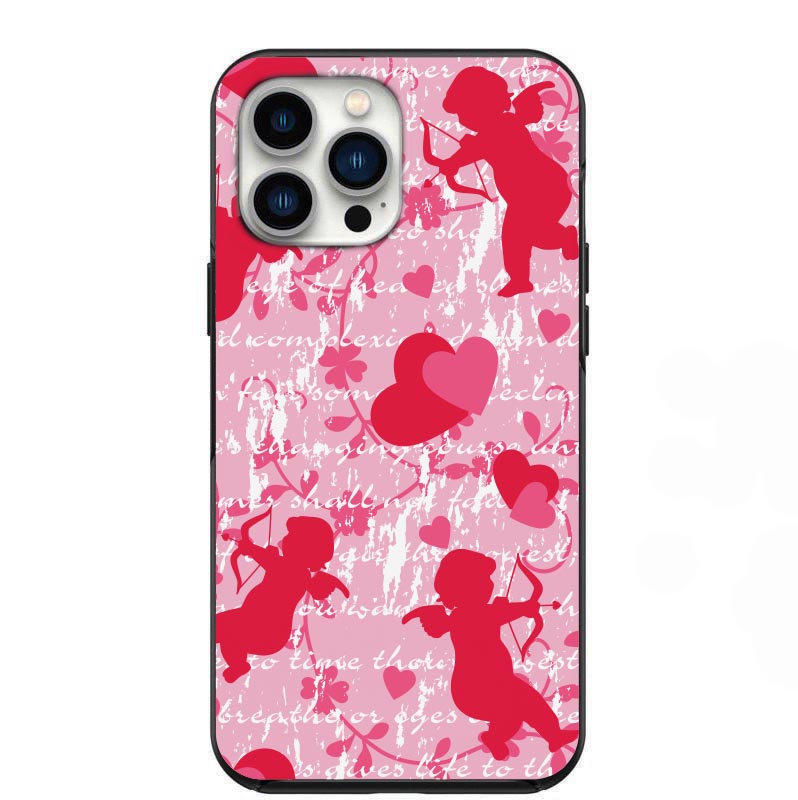 Valentine Cupid Phone Case for iPhone 7 8 X XS XR SE 11 12 13 14 Pro Max Mini Note 10 20 s10 s10s s20 s21 20 Plus Ultra