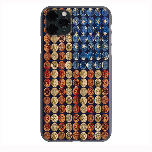 Bullet American Flag ART for Iphone Samsung Phone Shockproof Case Cover