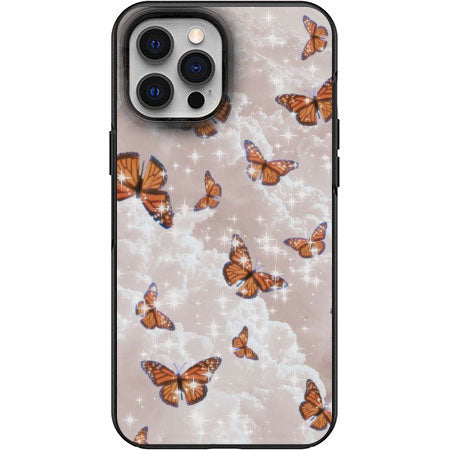 Aesthetic Butterflies in the Clouds Phone Case for iPhone X XS