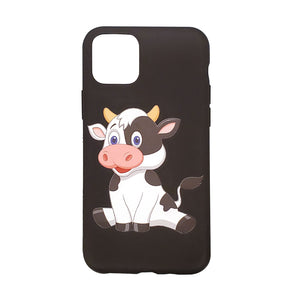 Cute Baby Cow Cartoon Phone Case for iPhone 7 8 X XS XR SE 11 12 13 14 Pro Max Mini Note 10 20 s10 s10s s20 s21 20 Plus Ultra