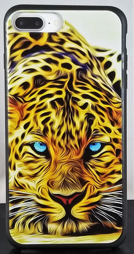 Blue Eye Cheetah Phone Case Phone Case for iPhone 7 8 X XS XR SE 11 12 13 14 Pro Max Mini Note 10 20 s10 s10s s20 s21 20 Plus Ultra