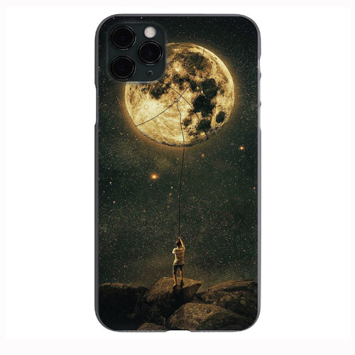 Grip the Moon Phone Case for iPhone 7 8 X XS XR SE 11 12 13 14 Pro Max Mini Note 10 20 s10 s10s s20 s21 20 Plus Ultra