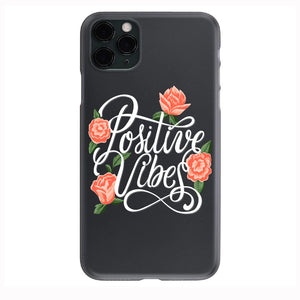 Peachy Postive VIBES Phone Case for iPhone 7 8 X XS XR SE 11 12 13 14 Pro Max Mini Note 10 20 s10 s10s s20 s21 20 Plus Ultra