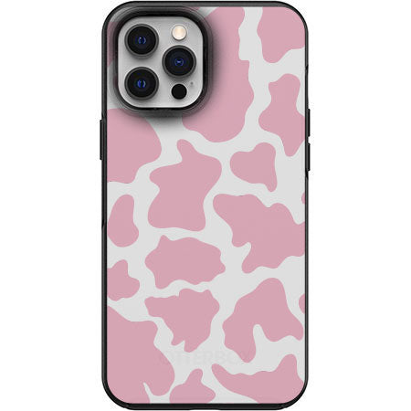 Soft Pink Cow pattern print Phone Case for iPhone 7 8 X XS XR SE 11 12 13 14 Pro Max Mini Note 10 20 s10 s10s s20 s21 20 Plus Ultra