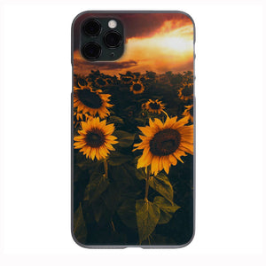 Aesthetic Sunflower Field Phone Case for iPhone 7 8 X XS XR SE 11 12 13 14 Pro Max Mini Note 10 20 s10 s10s s20 s21 20 Plus Ultra